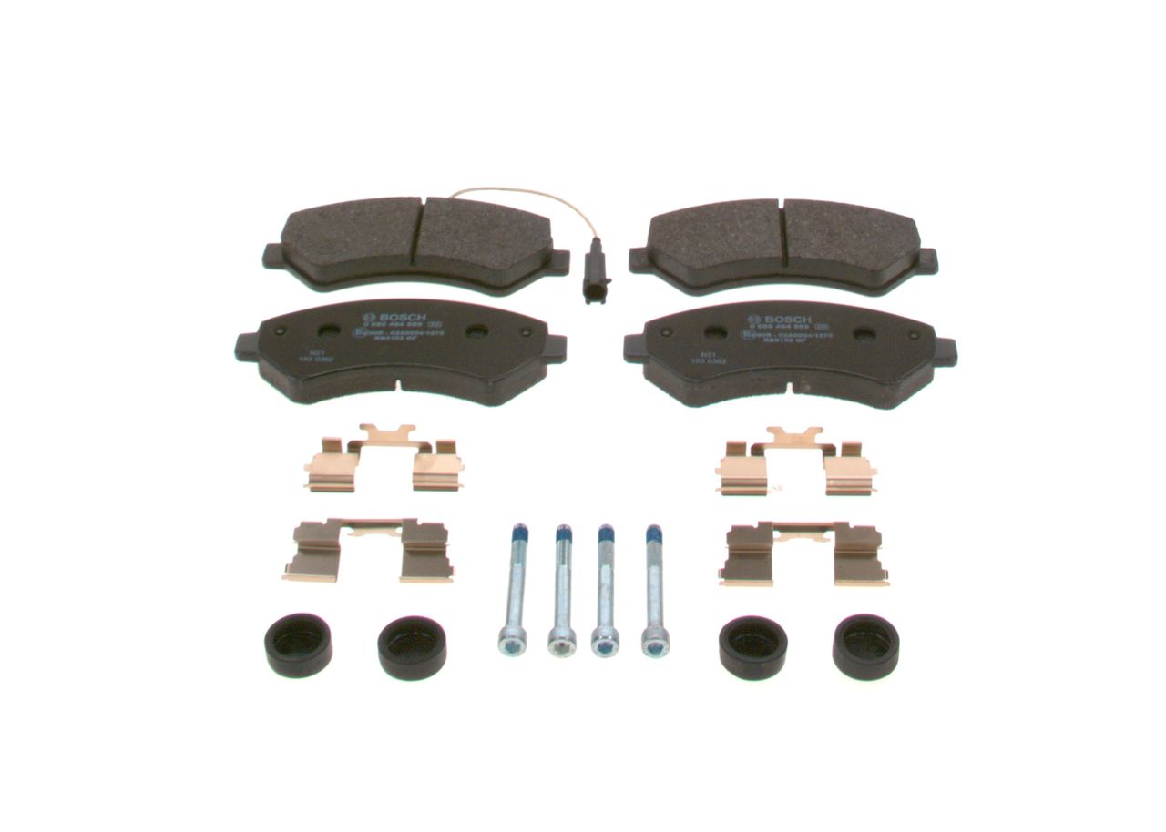 BOSCH 0 986 494 589 - Bremsbelagsatz, Scheibenbremse
