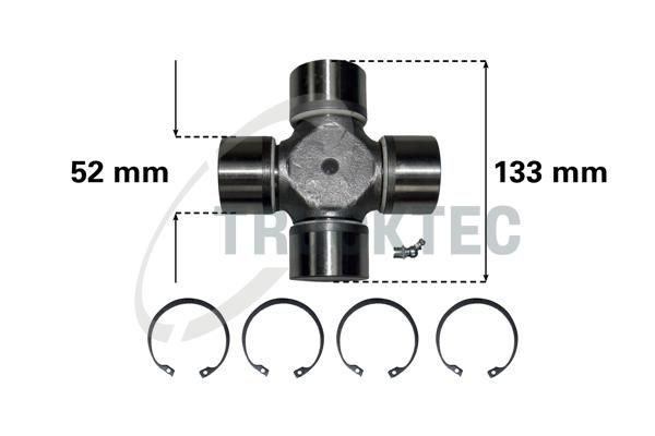 TRUCKTEC AUTOMOTIVE 01.34.011 - Gelenk, Gelenkwelle