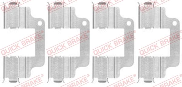 QUICK BRAKE 109-1740 - Zubehörsatz, Scheibenbremsbelag