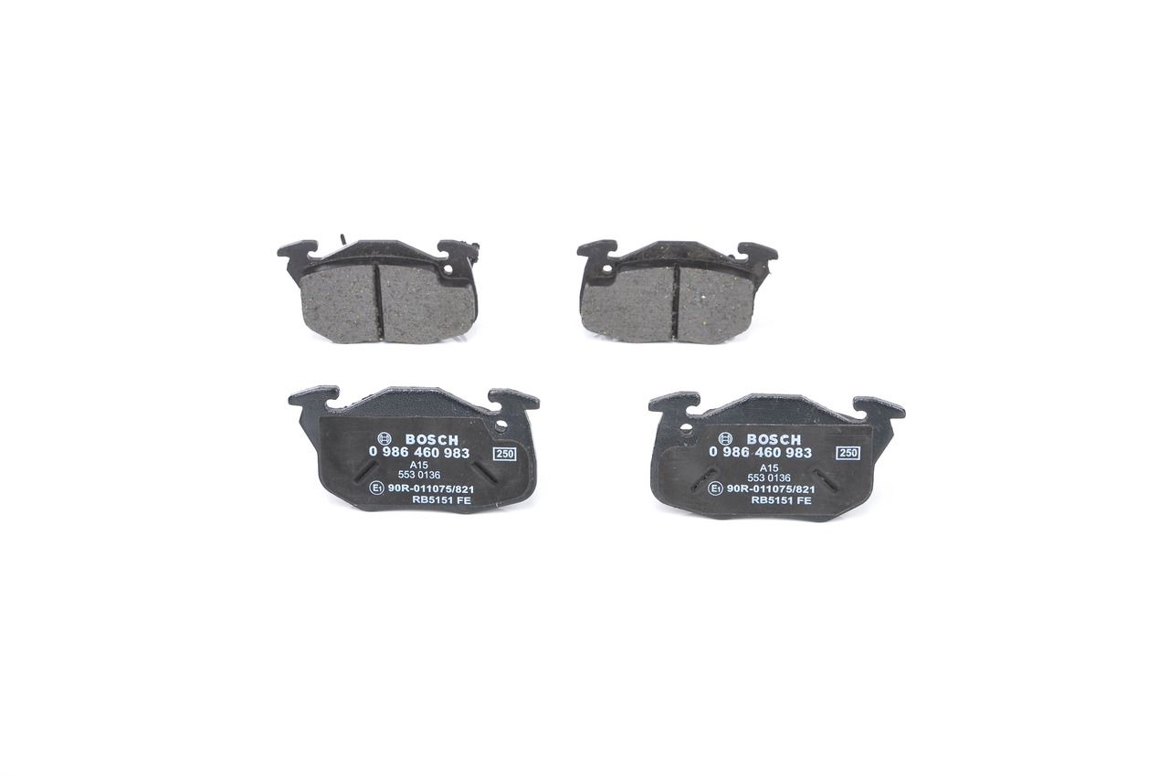 BOSCH 0 986 460 983 - Bremsbelagsatz, Scheibenbremse
