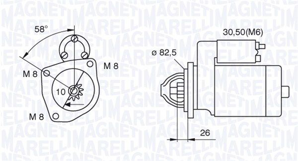 MAGNETI MARELLI 063521101250 - Starter