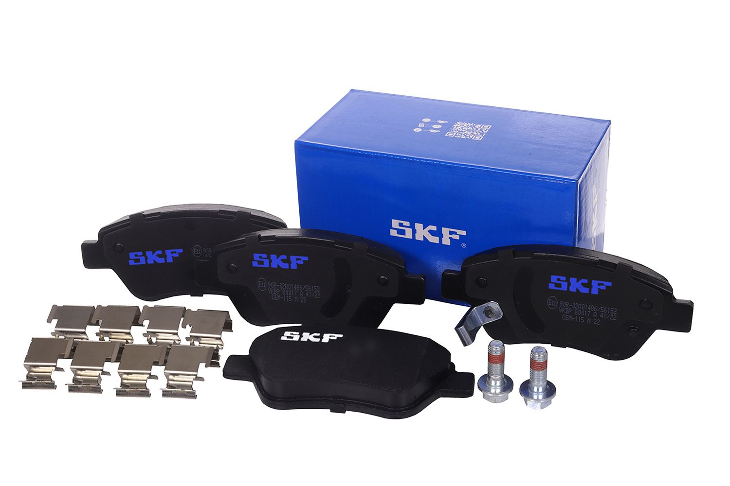 SKF VKBP 80017 A - Bremsbelagsatz, Scheibenbremse