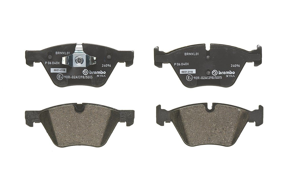 BREMBO P 06 040X - Bremsbelagsatz, Scheibenbremse
