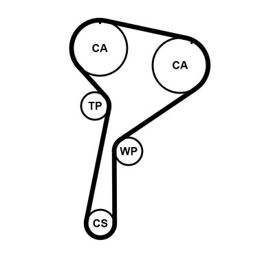 CONTINENTAL CTAM CT1244WP2 - Wasserpumpe + Zahnriemensatz
