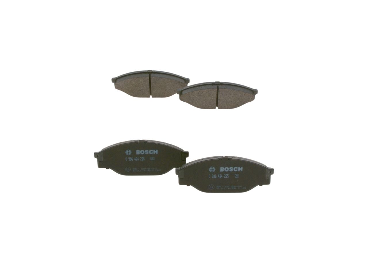 BOSCH 0 986 424 225 - Bremsbelagsatz, Scheibenbremse