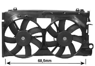 VAN WEZEL 0936749 - Lüfter, Motorkühlung