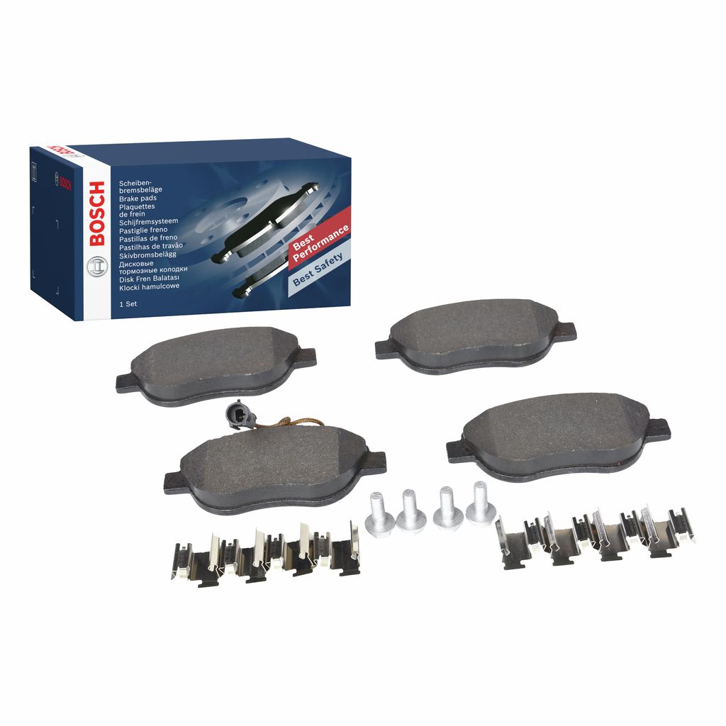BOSCH 0 986 424 596 - Bremsbelagsatz, Scheibenbremse