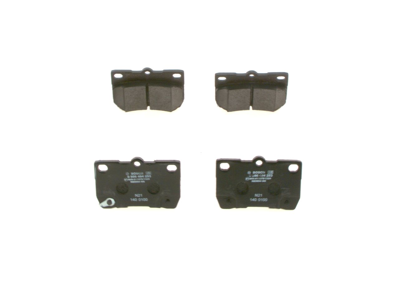 BOSCH 0 986 494 253 - Bremsbelagsatz, Scheibenbremse