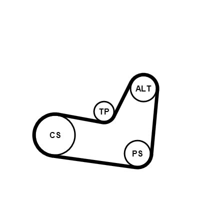 CONTINENTAL CTAM 6PK1070K2 - Keilrippenriemensatz