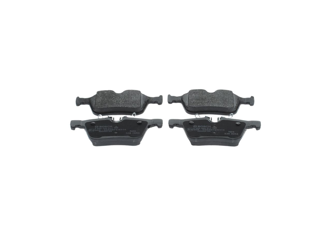 BOSCH 0 986 460 217 - Bremsbelagsatz, Scheibenbremse