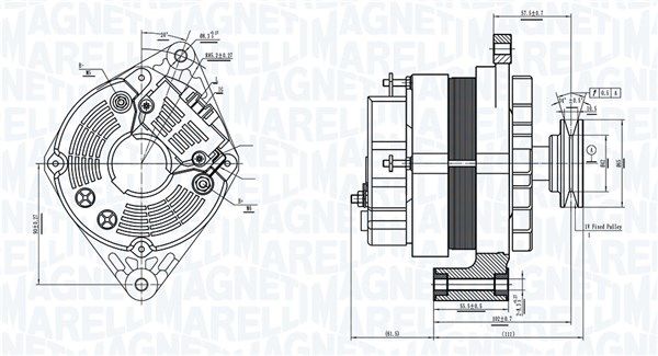 MAGNETI MARELLI 063730375010 - Generator