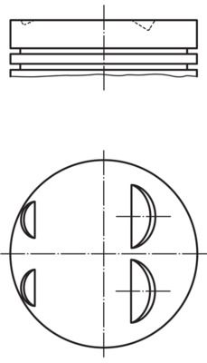 MAHLE 001 03 00 - Kolben