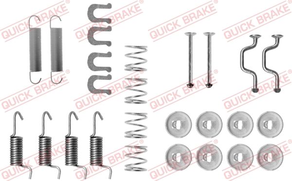 QUICK BRAKE 105-0810 - Zubehörsatz, Feststellbremsbacken