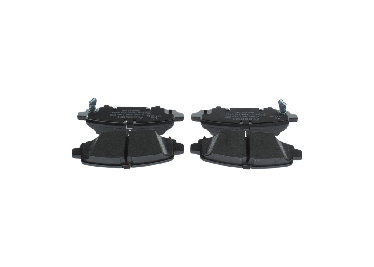 BOSCH 0 986 460 196 - Bremsbelagsatz, Scheibenbremse