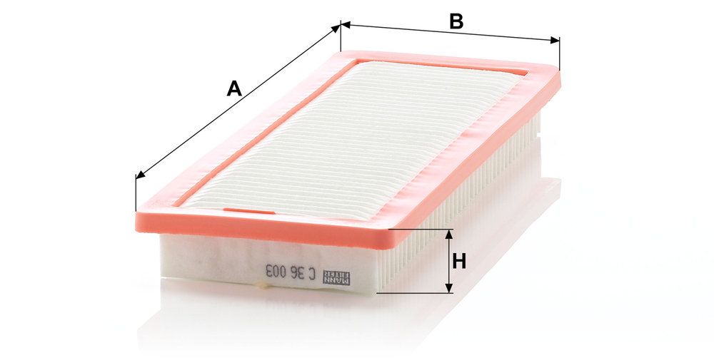 MANN-FILTER C 36 003 - Luftfilter