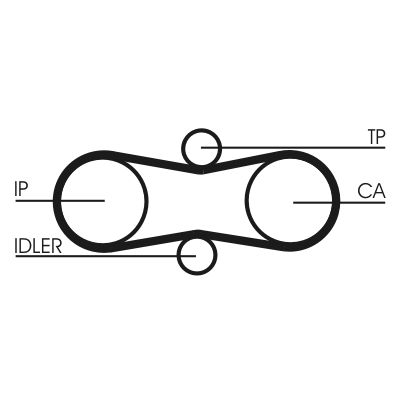 CONTINENTAL CTAM CT914 - Zahnriemen