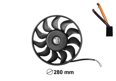 VAN WEZEL 0325745 - Lüfter, Motorkühlung