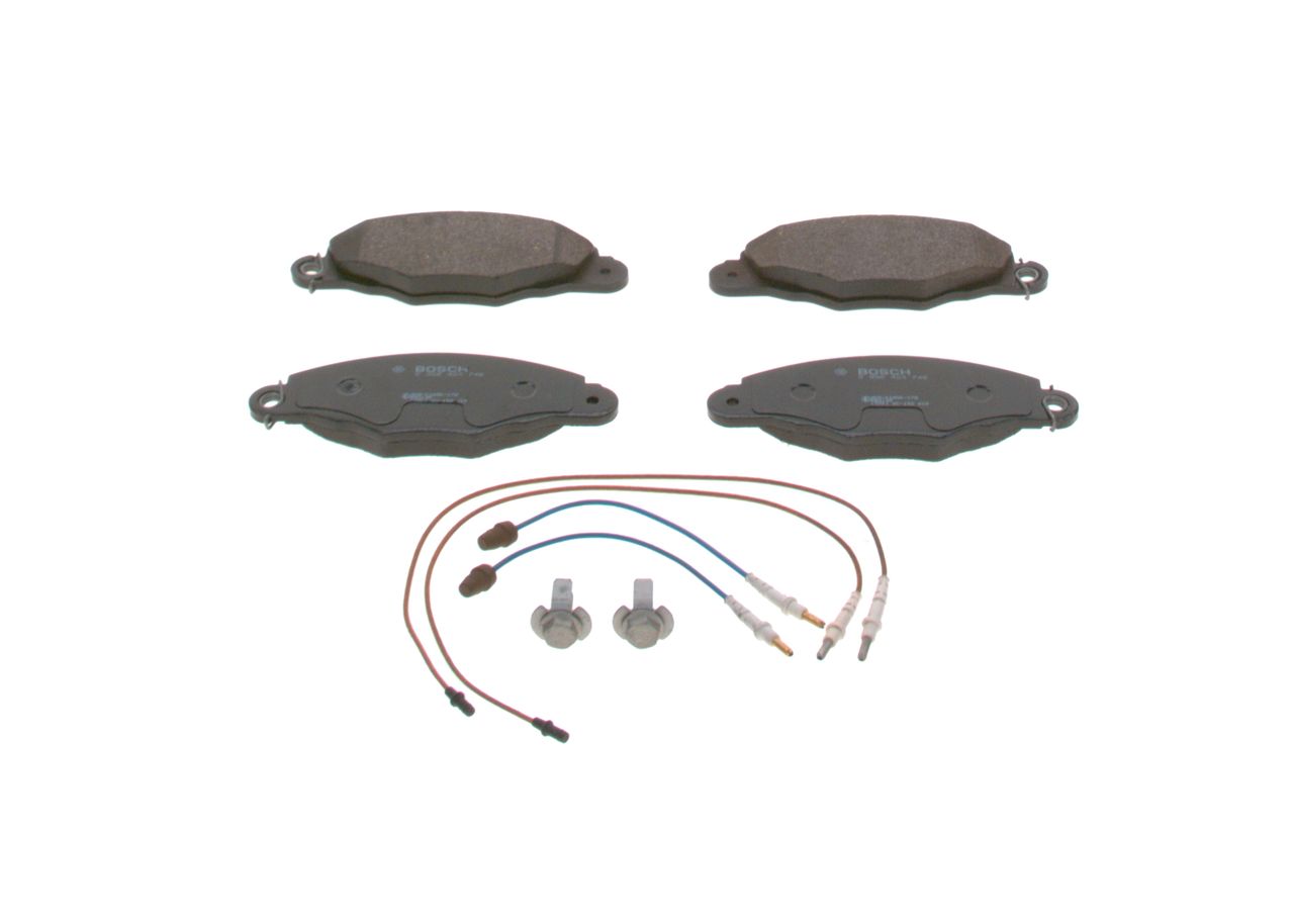BOSCH 0 986 424 746 - Bremsbelagsatz, Scheibenbremse