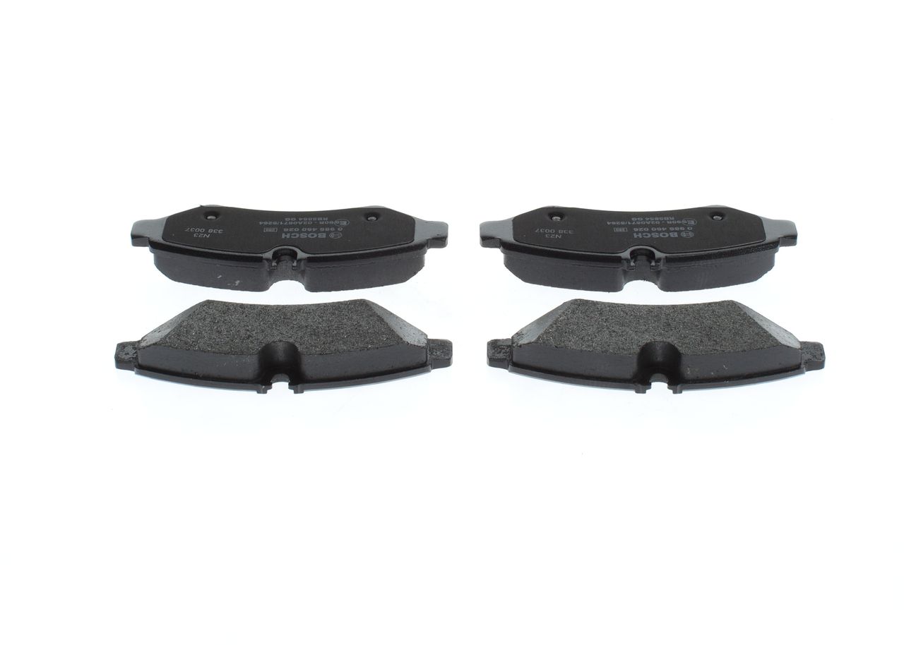BOSCH 0 986 460 026 - Bremsbelagsatz, Scheibenbremse