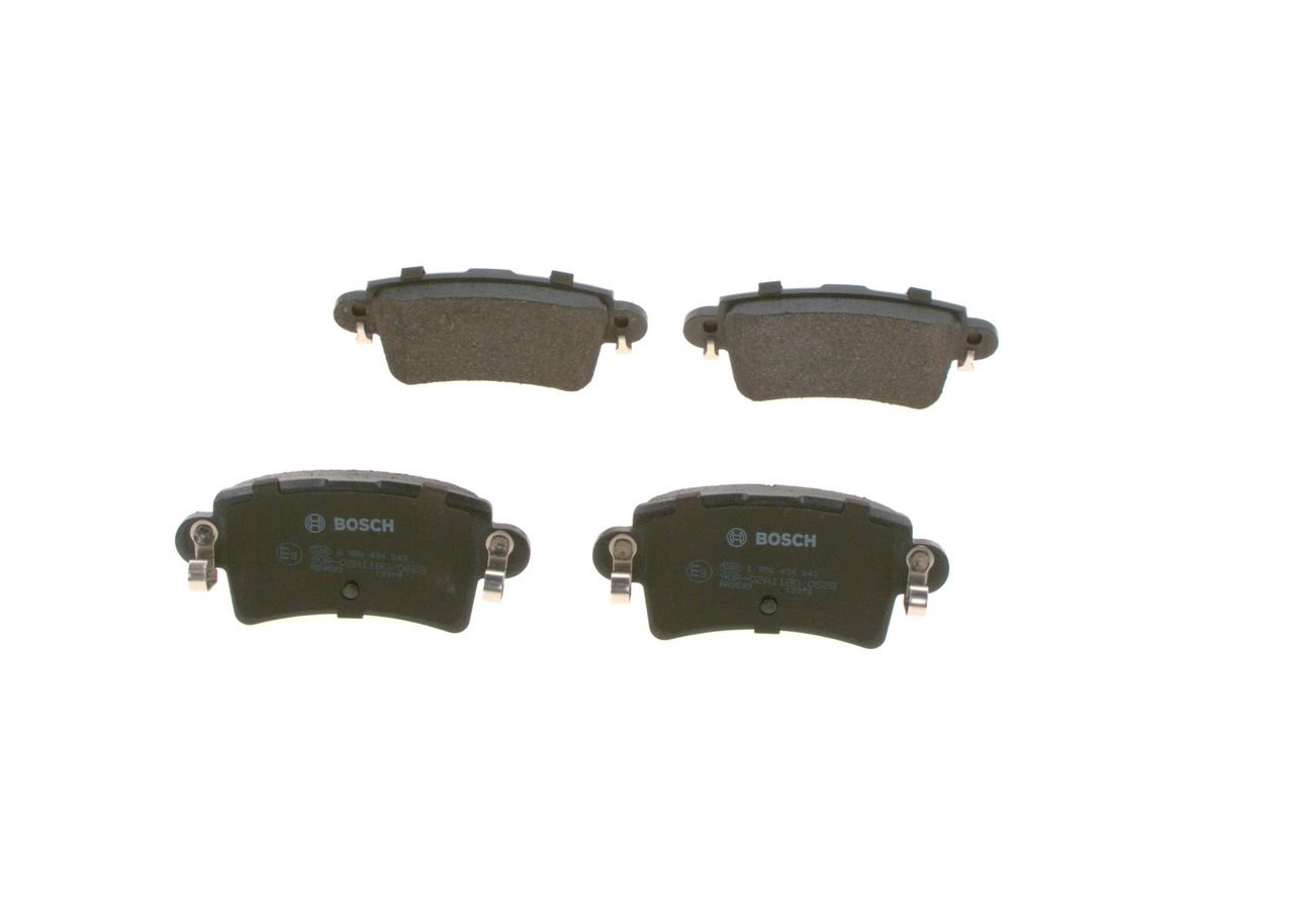 BOSCH 0 986 494 043 - Bremsbelagsatz, Scheibenbremse