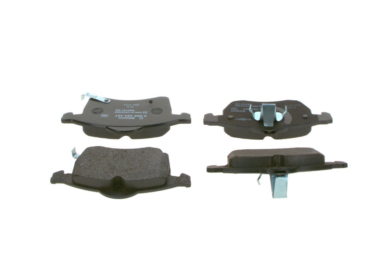 BOSCH 0 986 424 457 - Bremsbelagsatz, Scheibenbremse