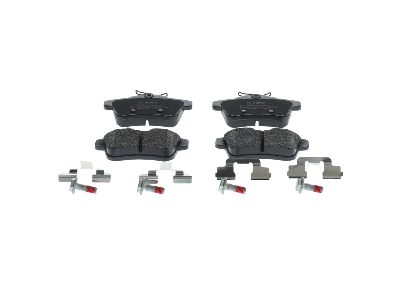 BOSCH 0 986 494 640 - Bremsbelagsatz, Scheibenbremse
