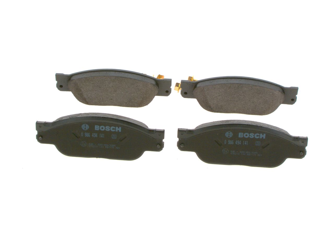 BOSCH 0 986 494 141 - Bremsbelagsatz, Scheibenbremse