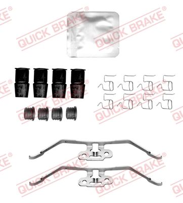 QUICK BRAKE 109-0202 - Zubehörsatz, Scheibenbremsbelag