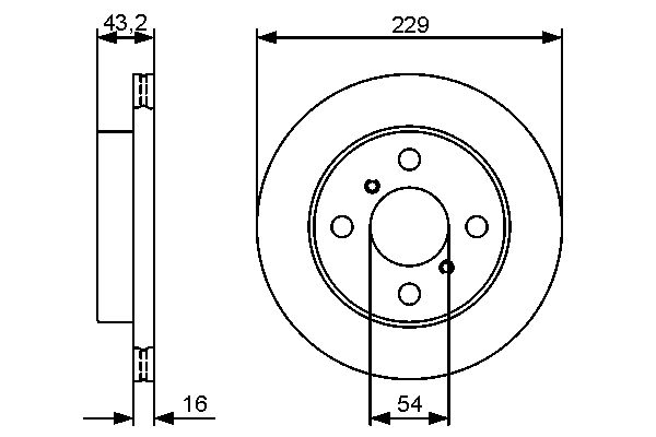 BOSCH 0 986 479 417 - Bremsscheibe
