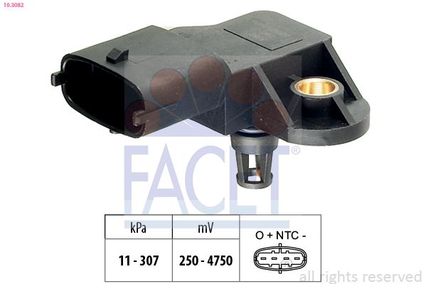 FACET 10.3082 - Luftdrucksensor, Höhenanpassung
