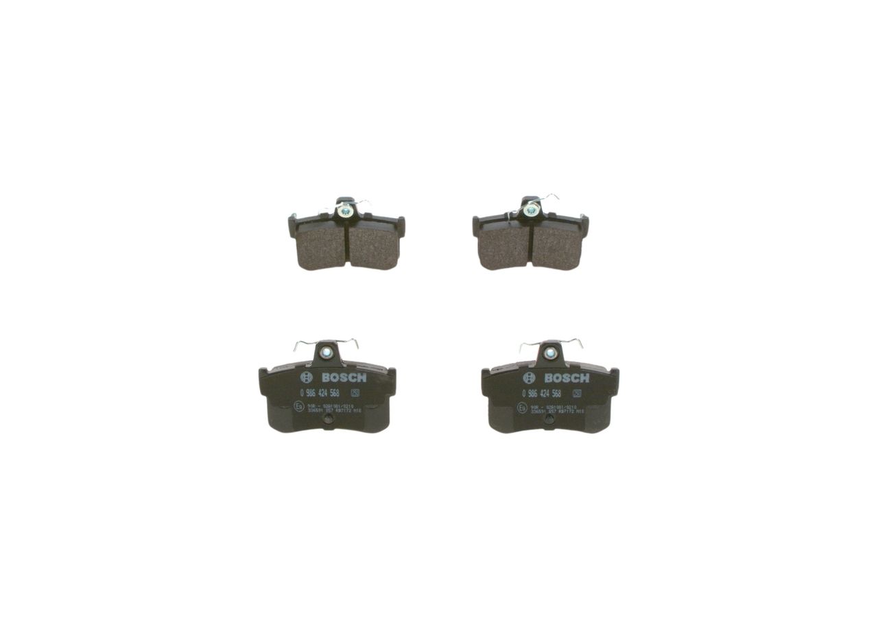 BOSCH 0 986 424 568 - Bremsbelagsatz, Scheibenbremse