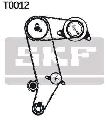 SKF VKMC 01040 - Wasserpumpe + Zahnriemensatz