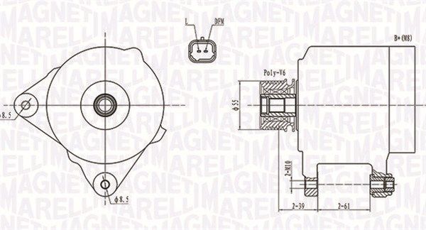 MAGNETI MARELLI 063731762010 - Generator