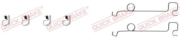 QUICK BRAKE 109-0994 - Zubehörsatz, Scheibenbremsbelag