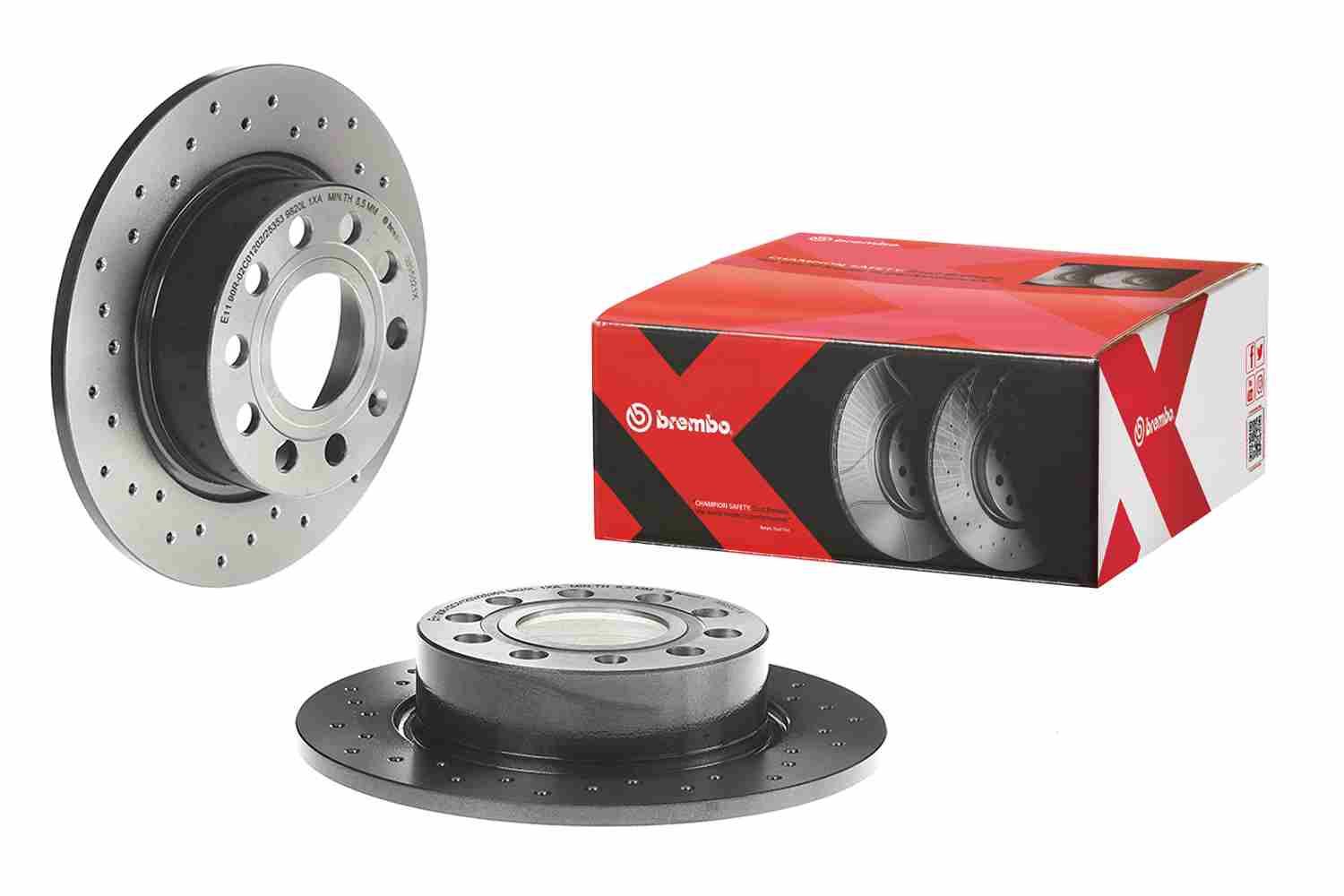 BREMBO 08.9502.1X - Bremsscheibe