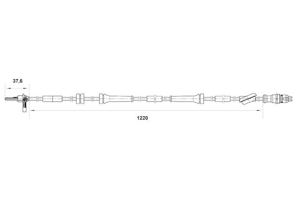 BOSCH 0 265 007 040 - Sensor, Raddrehzahl