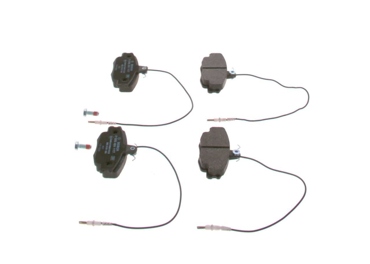 BOSCH 0 986 461 117 - Bremsbelagsatz, Scheibenbremse