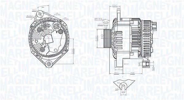 MAGNETI MARELLI 063733874010 - Generator