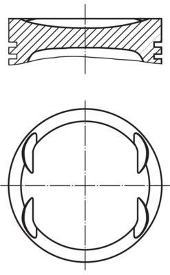 MAHLE 001 PI 00175 000 - Kolben