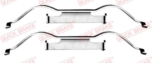 QUICK BRAKE 109-1681 - Zubehörsatz, Scheibenbremsbelag
