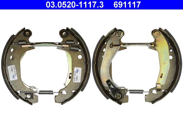 ATE 03.0520-1117.3 - Bremsbackensatz