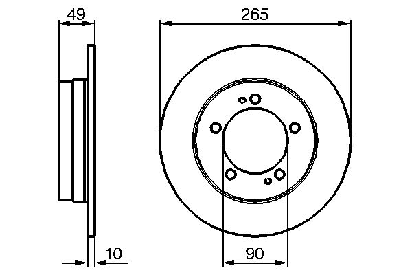 BOSCH 0 986 478 707 - Bremsscheibe