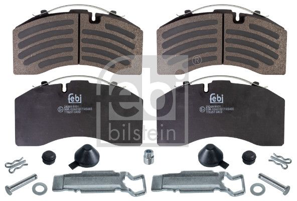 FEBI BILSTEIN 116251 - Bremsbelagsatz, Scheibenbremse