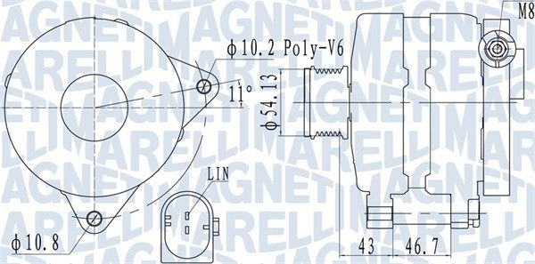 MAGNETI MARELLI 063732113010 - Generator
