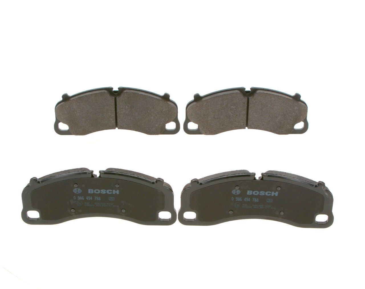 BOSCH 0 986 494 788 - Bremsbelagsatz, Scheibenbremse