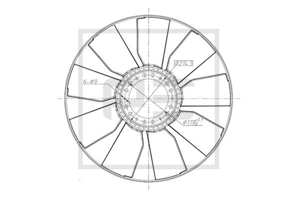 PE Automotive 030.181-00A - Lüfter, Motorkühlung
