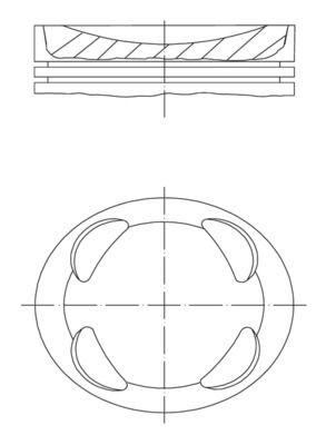 MAHLE 081 PI 00104 000 - Kolben