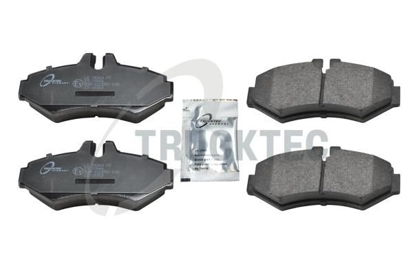 TRUCKTEC AUTOMOTIVE 02.35.086 - Bremsbelagsatz, Scheibenbremse