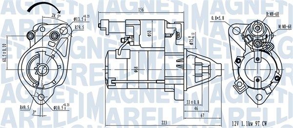 MAGNETI MARELLI 063721458010 - Starter