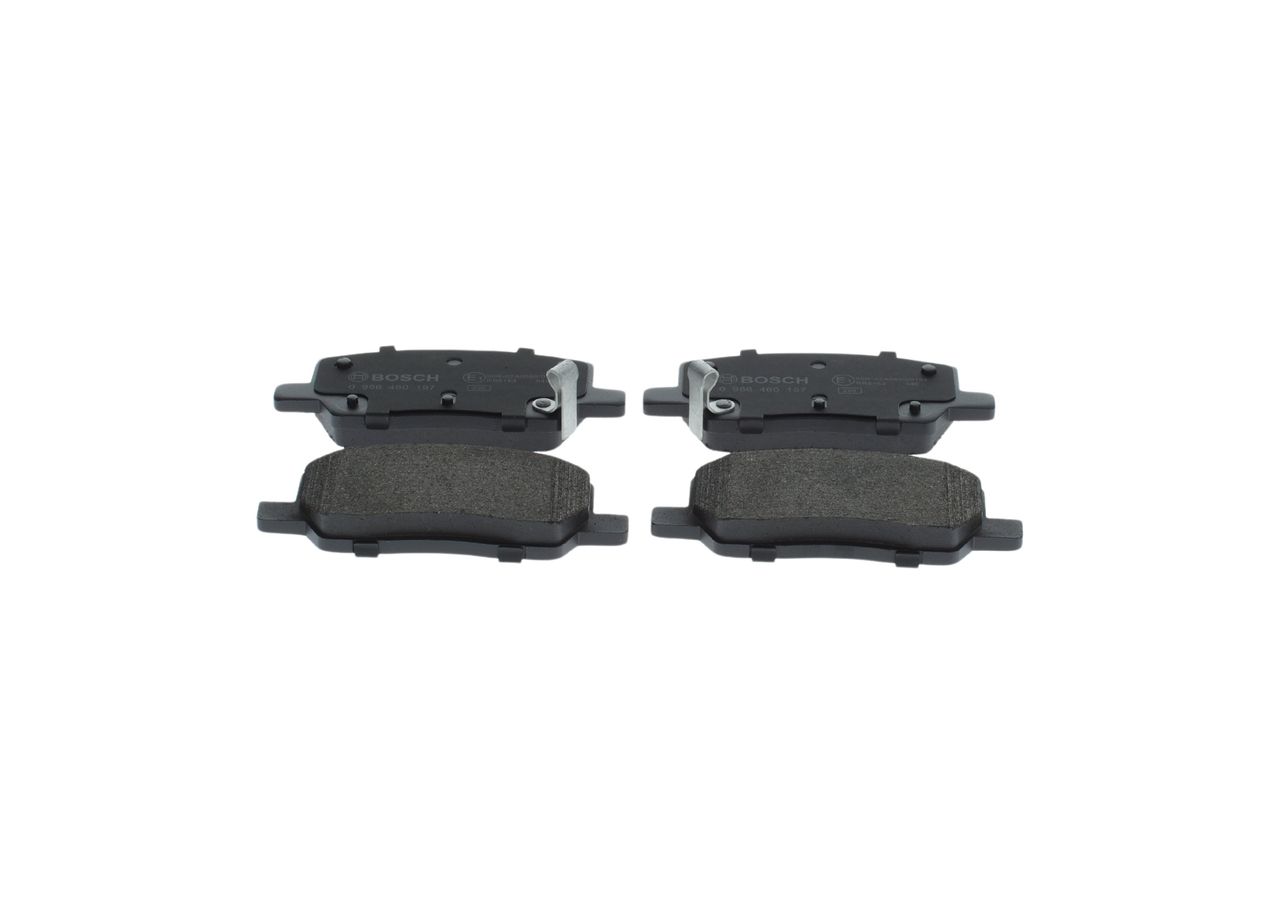 BOSCH 0 986 460 197 - Bremsbelagsatz, Scheibenbremse